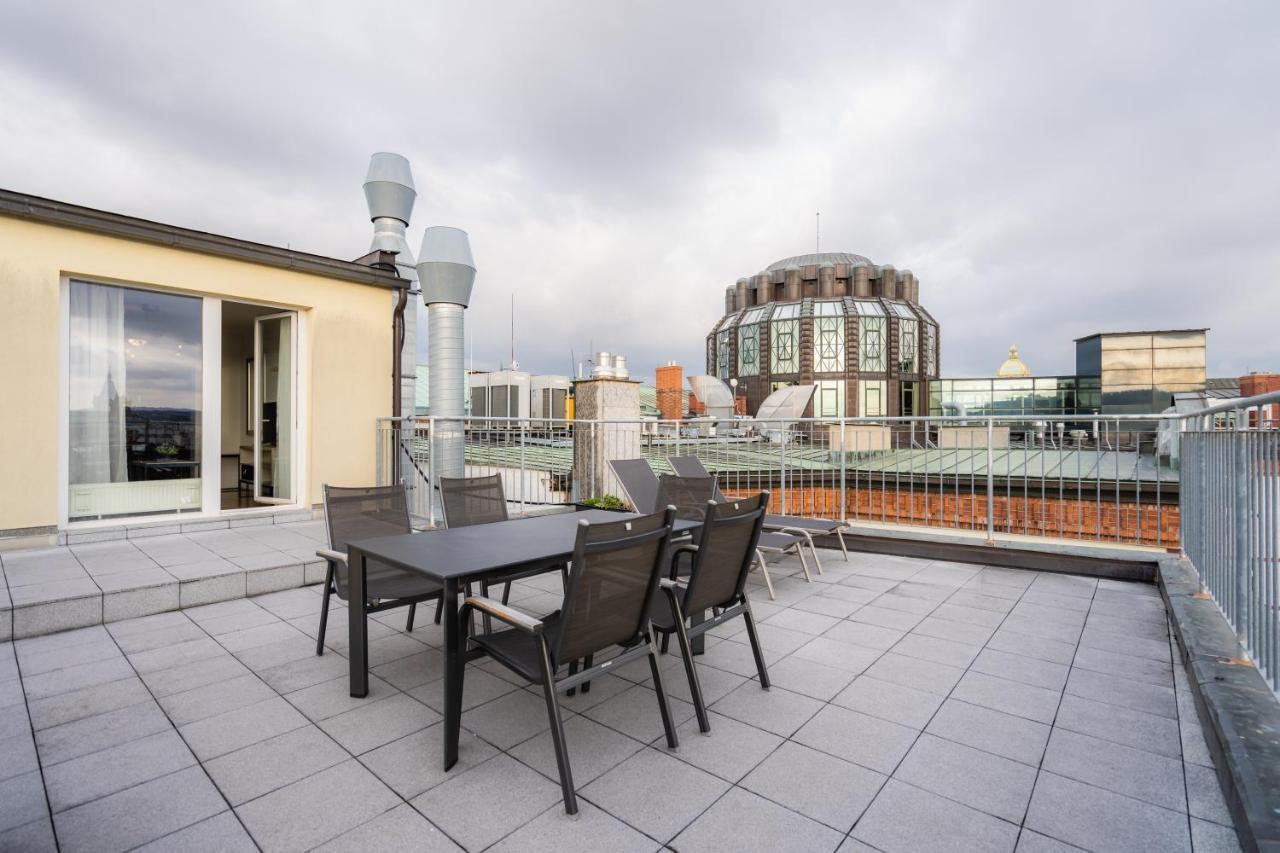 Ea Aparthotel Melantrich Prag Exteriör bild