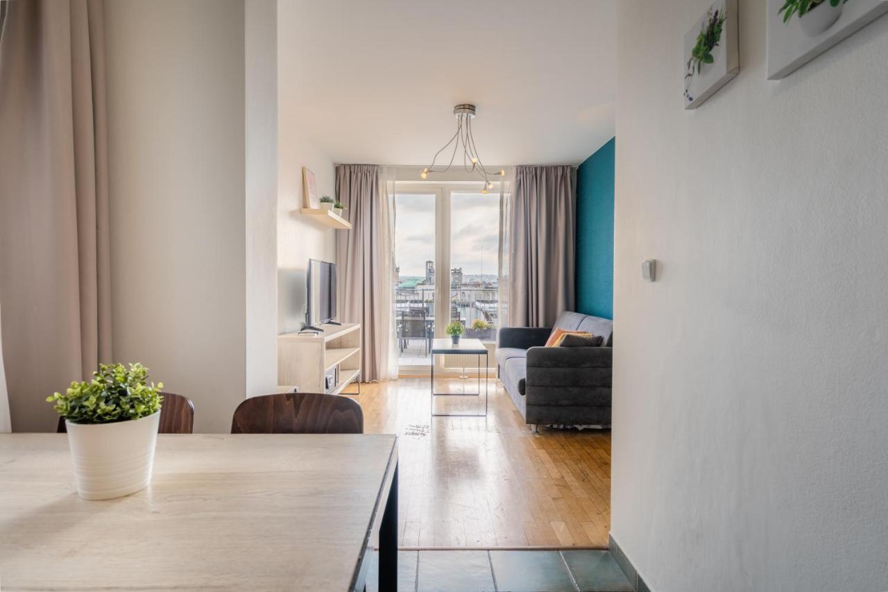 Ea Aparthotel Melantrich Prag Exteriör bild